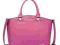 Damska torebka skórzana Różowy SHOPPER ZARKA