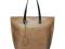 Trapezowa torebka - Beżowa SHOPPER ZARKA