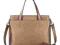 Skórzana torba brąz SHOPPER ZARKA