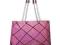 Stylowa kobieca torebka - Różowa SHOPPER ZARKA