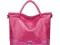 Elegancka klasyka - Czerwona SHOPPER ZARKA