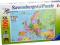Puzzle Raven 200 el. 126620 Mapa polityczna Europy