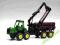 TRAKTOR LESNY JOHN DEERE Z PRZYCZEP 1:50 SIKU 1992