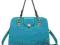 Krokodylka na łańcuszku Turkusowy SHOPPER ZARKA