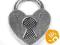 Dekoracyjna zawieszka kłódka  - różne kolo
