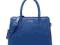 Trapezowa aktówka Błękit paryski SHOPPER ZARKA