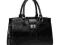 Elegancka klasyczna teczka Czarny SHOPPER ZARKA