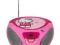 Odtwarzacz CD Radio Boombox HELLO KITTY AUX IN