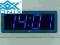 Zegar,budzik sieciowy LED XONIX 1822 niebieski