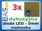 Dioda LED 5mm niebieska 1200cmd - DYFUZYJNA -MOCNA
