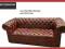 CHESTERFIELD WILIAMS SOFA pikowane siedzenia skóra