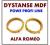 DYSTANSE MDF IMPREGNOWANE ALFA ROMEO 147 ALFA 159