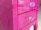 STYLOWE MEBLE WŁOSKIE - KOMODA RÓŻOWA POŁYSK
