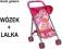 METALOWY _ WÓZEK _ SPACERÓWKA + LALKA BOBAS _047