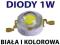 DIODA 1W POWER LED BIAŁA I KOLOROWA 350 mA diody