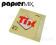 Karteczki samoprzylepne Tix 75x75mm żółte