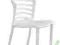KRZESŁO POLIPROPYLENOWE K123 KOLOR BIAŁY