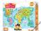 CZUCZU PUZZLE MAPA ŚWIATA 168 - WAWA 4a