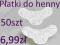 Płatki Podkładki pod oczy do HENNY HENNA -  50szt