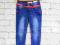 *SPODNIE JEANS RÓŻOWE roz.110