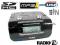 ZEGAR RADIO SONIC LCD USB SD MP3 AUX WBUDOW. AKU