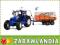 Duży TRAKTOR z otwieraną przyczepą  Dickie
