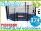 Trampolina Ogrodowa z siatką 374cm 12FT Kinderplay