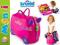 TRUNKI Jeżdząca WALIZKA TRIXI - Jeździk - RÓŻOWA