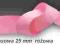 ~FUKSIK~ tasiemka wstążka 25mm rypsowa różowa 1 m
