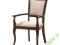 KRZESŁO RY-AC CIEMNY ORZECH DREWNO SALON /