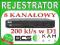 REJESTRATOR 8 KANAŁOWY BCS 0801QE-II 200kl/s D1 FV