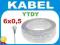 KABEL PRZEWÓD ALARMOWY 6x0.5 mm YTDY DOMOFONOWY FV