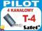 Pilot 4-kan T-4 do sterowników radiowych 433 MHz