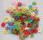 {gosia} SCRAPKI KWIATKI WIATRACZKI  1,5cm - 100szt