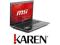 Laptop MSI GE70 i7 16GB 1TB +SSD120 GTX765M W7 FHD