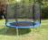 TRAMPOLINA OGRODOWA Z SIATKĄ I DRABINKĄ 304cm Łódź