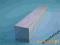 Pręt aluminiowy aluminium 25x25 mm kwadrat 200 mm