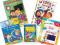 WESOŁY ALFABET NAKLEJKI ZAGADKI ROZSYPANKI ZESTAW