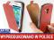 ETUI SAMSUNG GALAXY TREND PLUS S7580 RED SKÓRA NEW