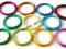 Le bibelot~ RING aluminiowy DRUT kolorowy 100g