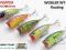 5 x WOBLER WT-60 pływający 6cm/ 7gr POPPER WOBLERY