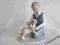 DZIECKO DZIECI PORCELANA LEONARDO CHŁOPIEC PIES