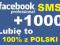 1000 Fanów Lubię to Like Facebook z Polski SMS!!!