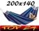 HAMAK DWUOSOBOWY 160KG MOCNY 200x140 WYPRZEDAZ