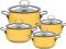 Emalia Olkusz kpl garnków Selena 4 Morelowy 503LX