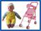 SPACEROWY WÓZEK DLA LALEK SPACERÓWKA + LALKA BOBAS