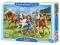 CASTOR 120 EL.Na Łące Dziewczynka Konie PUZZLE