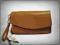 TOREBKA damska kopertówka camel brąz