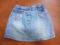 SPÓDNICZKA JEANSOWA MINI 92 STAN BDB