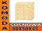 Komoda sosnowa 80/4/2